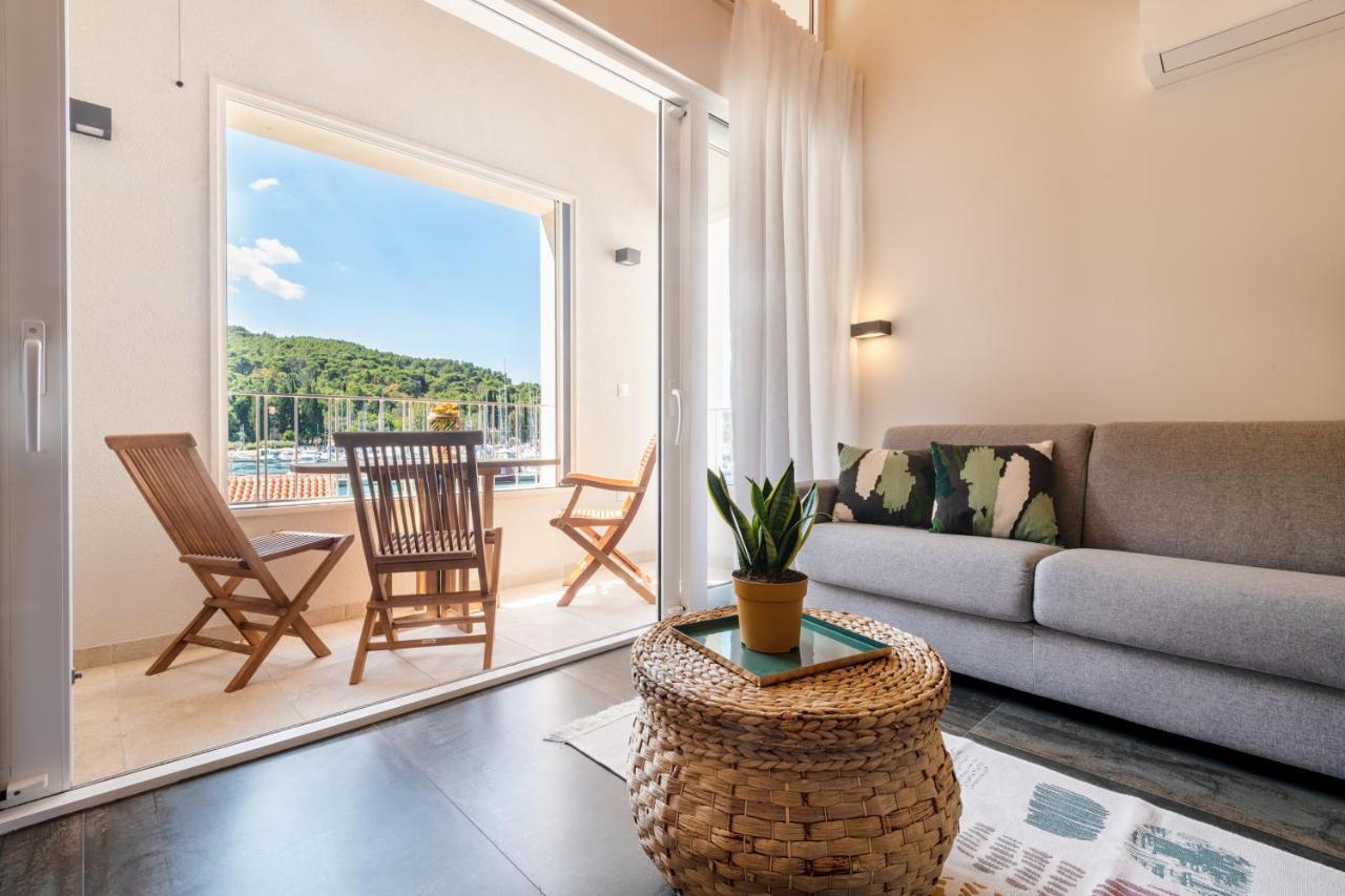 Luxury Seaview Apartment - Mare Slano Bagian luar foto