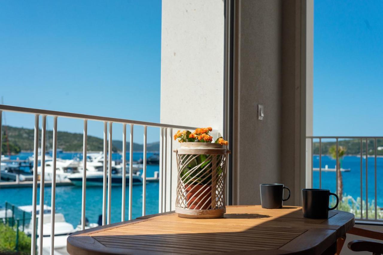 Luxury Seaview Apartment - Mare Slano Bagian luar foto